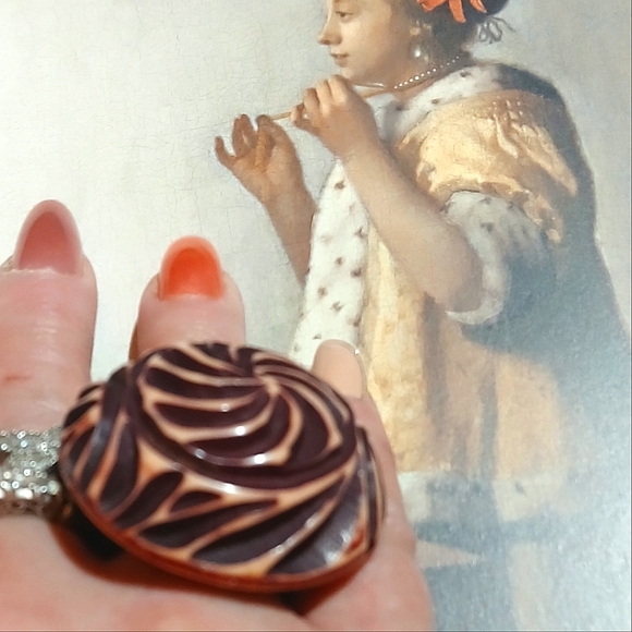 HOTCAKES Design Hand Cast Resin Ring - Picture 7 of 8